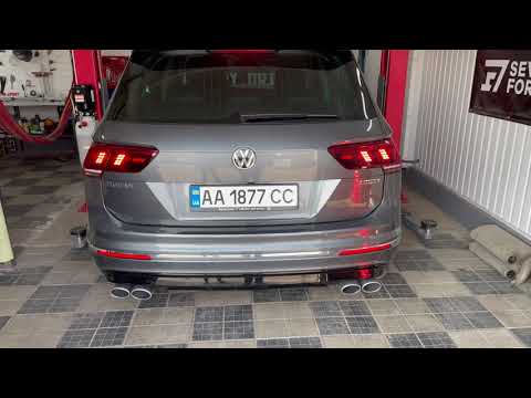 VW Tiguan MK2 Stage 2 APR Downpipe NonRes with R Exhaust Sound - First Start