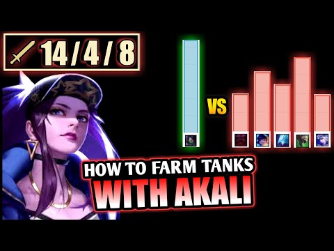 This is How you FARM TANKS with Akali Top - Akali vs Ornn (Full gameplay)  | Care4Dash