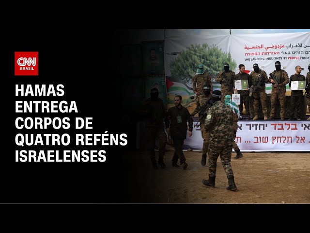 Hamas entrega corpos de quatro reféns israelenses | CNN NOVO DIA