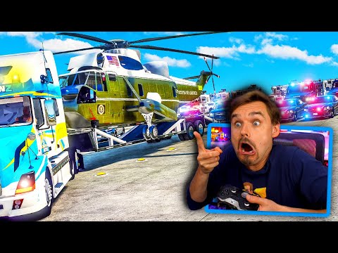 In GTA 5.. Repossessing MARINE ONE! President DIDN'T PAY his bills! (PWNED!)