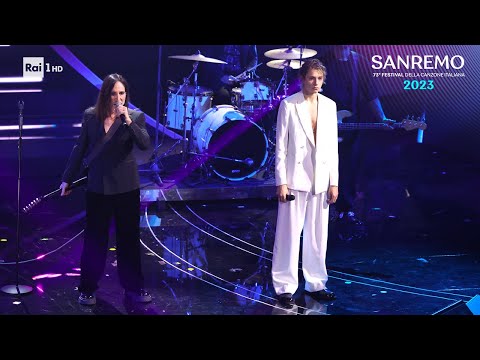 Sanremo 2023 - gIANMARIA con Manuel Agnelli canta 'Quello che non c'è'
