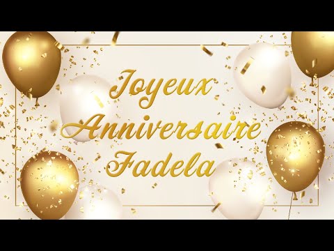 Joyeux anniversaire Fadela !