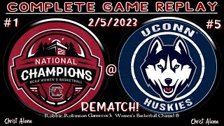 Download lagu REMATCH! #1 South Carolina Gamecock Women's Basketball vs. #5 UCONN WBB- 2/5/2023 ( Full Game - HD ) mp3