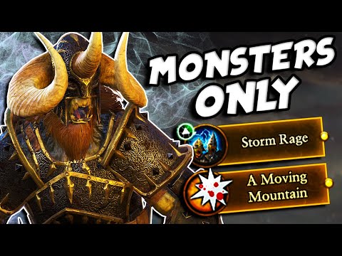 Can You Beat Total Warhammer 3 Using ONLY Monsters As Kholek Suneater?