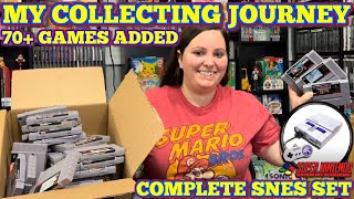I ADDED 70+ MORE SUPER NINTENDO GAMES! My Collecting Journey - Full SNES Set 225/721!