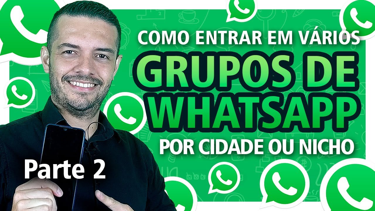 Como entrar em VÁRIOS GRUPOS do WHATSAPP sem convite (Parte 2) || Como achar grupos de WhatsApp