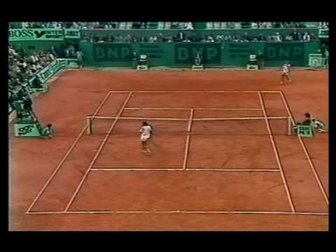 Mats Wilander and Andre Agassi (2 of 2)