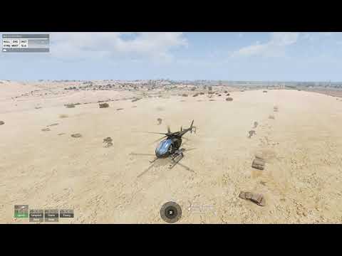 Arma 3 | MH-6 Little Bird Transport | Kunduz Afghanistan