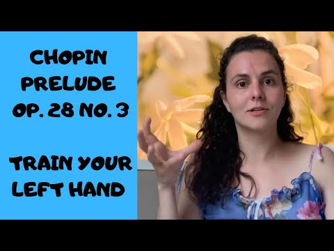 CHOPIN PRELUDE Op. 28 No. 3 Piano Tutorial // MAKE YOUR LEFT HAND SOUND LIGHT, EVEN AND EFFORTLESS
