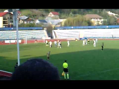 Valcea - "U" Cluj (gol Lemnaru) 2-2