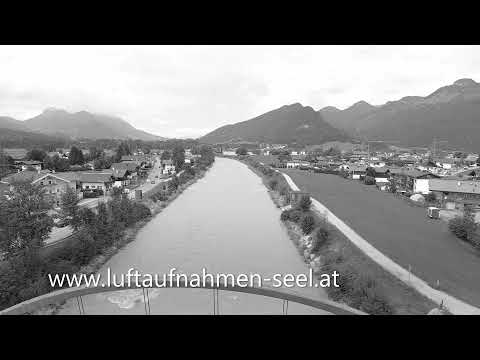 Drohnenvideo von der Hüttwirtsbrücke in Kössen | Kaiserwinkl | Tiroler Ache
