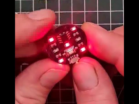 Elektroniczna kostka do gry. Electronic dice.