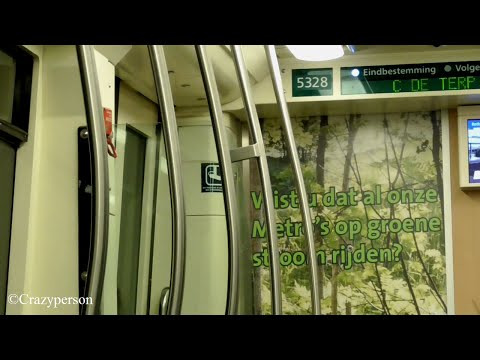 RET metrorit Heemraadlaan-Tussenwater Lijn C (origineel stel 5328)