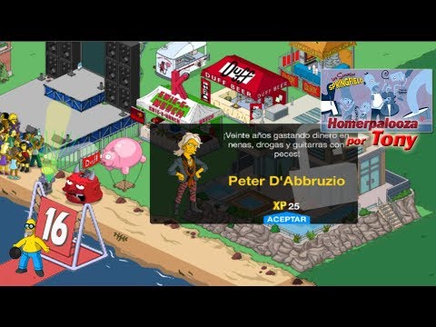 Los Simpson Springfield "Homerpalooza, Cap. 16 - Peter D'Abbruzio" por Tony