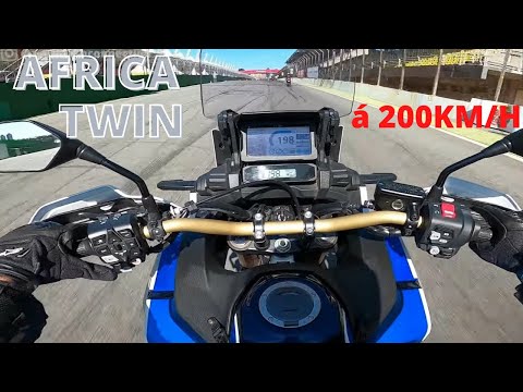 🔥TESTE-ACELERAMOS A HONDA AFRICA TWIN NA PISTA DE INTERLAGOS