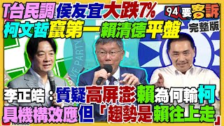 柯文哲民調第一係金ㄟ？藍營小雞轉向柯示好