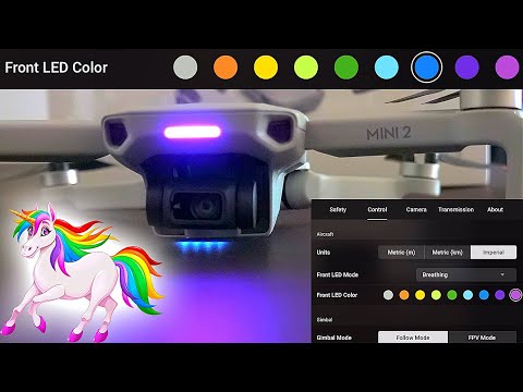 🌈 Mavic Mini 2 Customizable Front LED's 🌈