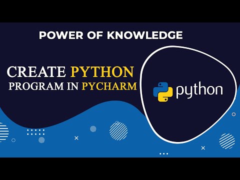 Create Python Program Using Pycharm Hindi