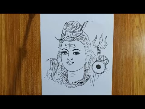 pix Face Shiv Ji Drawing Easy how to draw lord shiva 05 2021