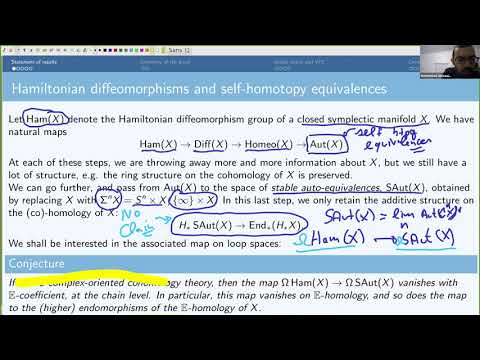 Complex cobordism and Hamiltonian fibrations - Mohammed Abouzaid