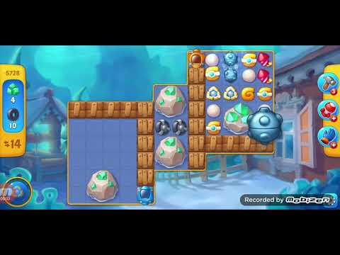 ♡ fishdom gameplay/ level 5728 / It is like the ads? / thank you ☆