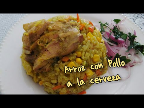 Arroz con Pollo a la Cerveza (receta peruana)