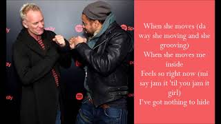 To Love And Be Loved - Sting &amp; Shaggy - (Lyrics)