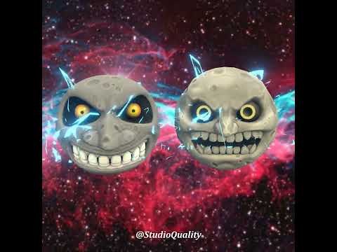 Lunar moon or majora's mask moon of evolution #scary #shorts