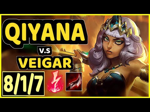 HUMANOID (QIYANA) vs VEIGAR - 8/1/7 KDA MID CHALLENGER GAMEPLAY - EUW