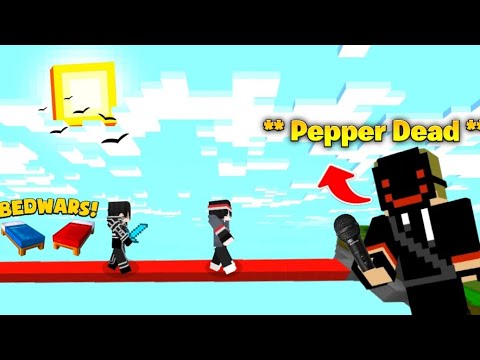 INSANE! Noobs Sing in Epic Bedwars Solo!