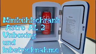 Minikühlschrank Astro AL 2 Unboxing und Inbetriebnahme mit kleinem Test