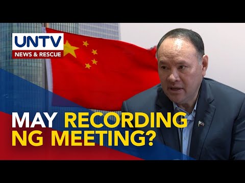 Umano’y recording sa meeting ng Chinese Embassy sa isang AFP official, iligal – SND Teodoro