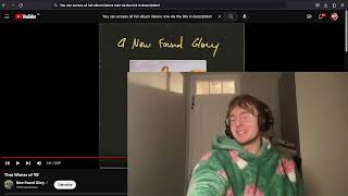New Found Glory - That Winter Of '95 First Listen &amp; Reaction