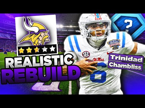 Can Trinidad Chambliss Break the Viking Curse? | Madden 26 Minnesota Vikings Realistic Rebuild