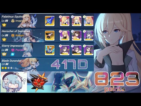 [Honkai Impact 3 SEA] EX Abyss RL (417D) - False God Otto (823 pts) PE(S0) HS(S0) SI(SSS) BD 2*