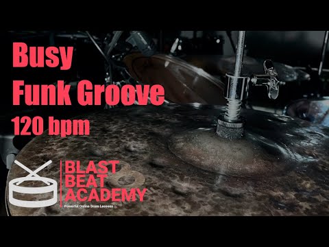 Busy Funk Groove | Drum Lesson