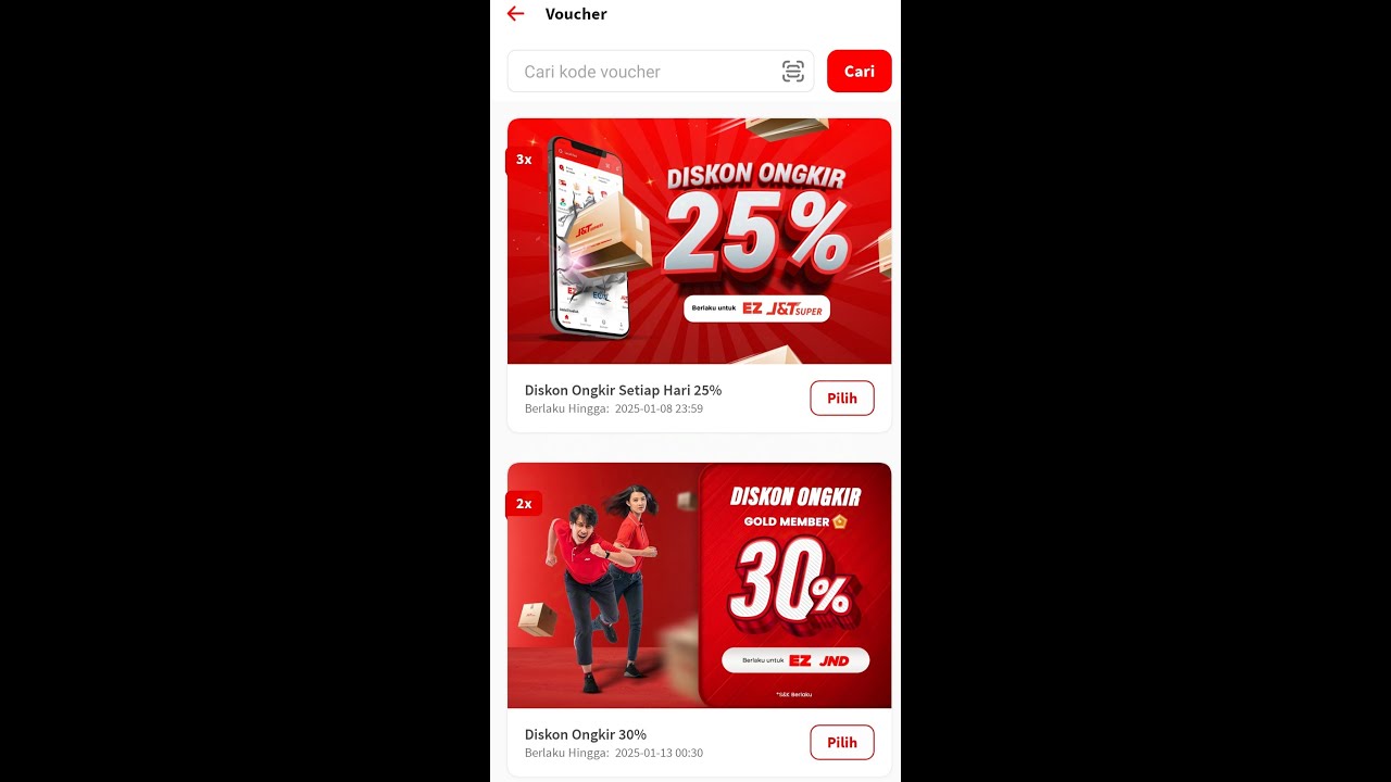 Cara Mendapatkan Diskon Ongkir 40% di J&T Express