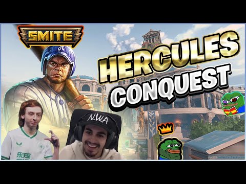 HERCULES, PARTIDA COMPLICADA | Julio | Smite Ranked Conquest DuoQ VaporishCoast ⚾