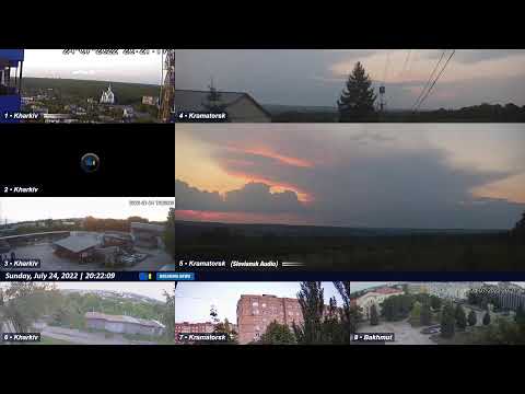 Live views from Ukraine 7/24/2022 A #Kharkiv #Kramatorsk #Bakhmut