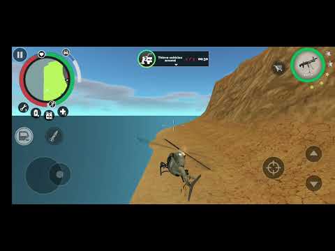 Vegas Crime Simulator |(Tank) Fightply Black Police Car helicopter | Total Gam eplay HD video