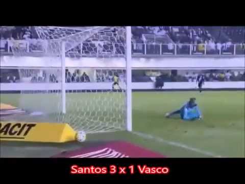 Gol do Vasco  Éder Luís - Santos 3 x 1 Vasco - Copa do Brasil 24/08/2016