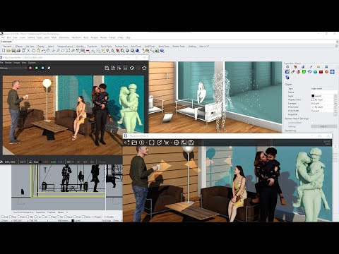 Videocorso VRAY Rhino - 05 - Scarica Modelli 3D, Crea Oggetto Proxy, Esporta, Importa Proxy e Scene