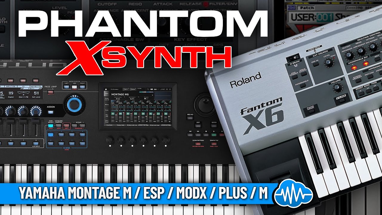 HCL017 - ( Bundle ) - Phantom-X Bundle - Yamaha MODX M - ESP - Video Preview 4