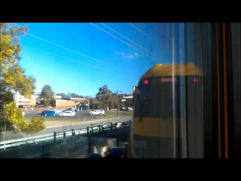 CityRail Waratah Train stuck delayed between Leumeah and Campbelltown Stations