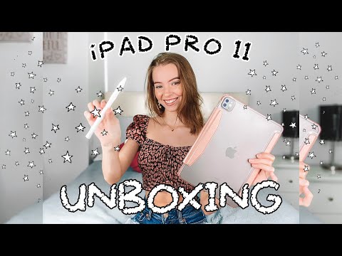 IPAD PRO 11 inch 2020 + APPLE PENCIL 2 UNBOXING!  review- comparing the camera - unboxing!