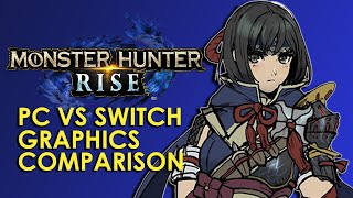 Monster Hunter Rise PC vs SWITCH Graphics Comparison