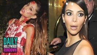 Kim Kardashian's Booty Call In Paris - Ariana Grande Covered In BLOOD!?! (DHR)