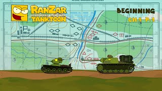 Beginning The Hero's Path #1.2 Tanktoon RanZar Cartoons about tanks
