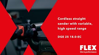 FLEX DGE 25 18.0-EC C Aku přímá bruska 18,0 V s variabilními otáčkami