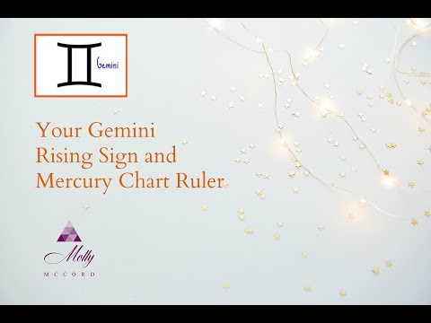 Gemini Rising sign /Ascendant ♊ and Mercury chart ruler